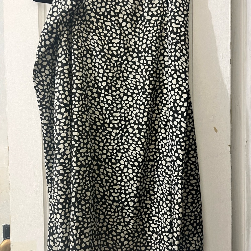 SHEIN Black and White Midi Skirt for Night Out